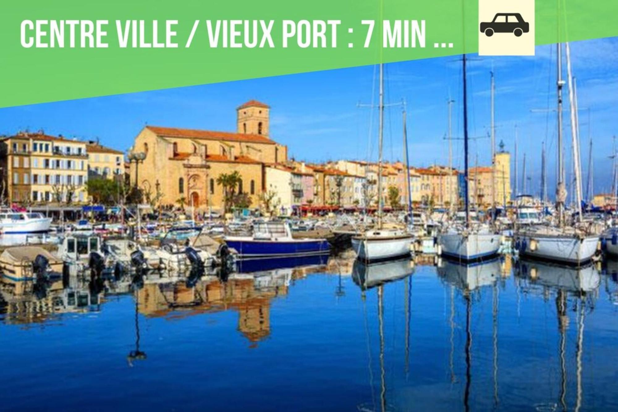 Cosy La Baie Des Anges - Plage La Ciotat - Classe 3 Etoiles Apartman Kültér fotó