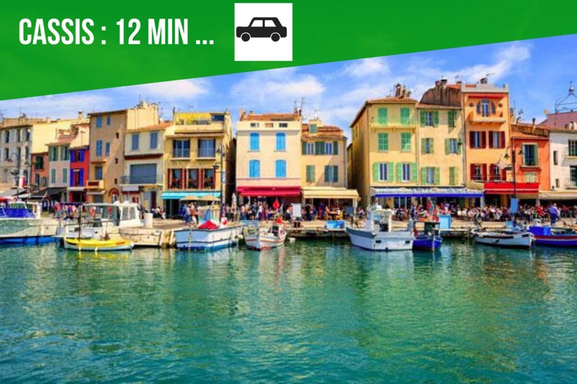 Cosy La Baie Des Anges - Plage La Ciotat - Classe 3 Etoiles Apartman Kültér fotó
