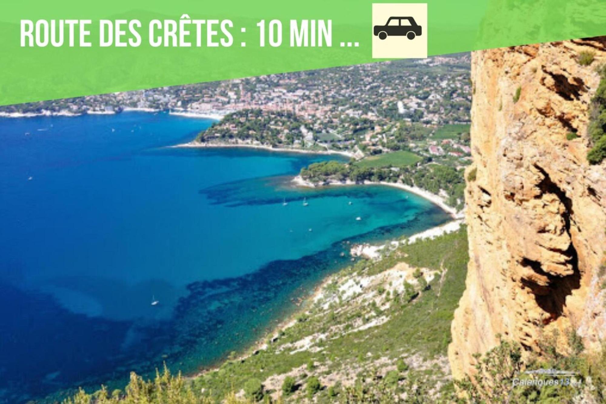 Cosy La Baie Des Anges - Plage La Ciotat - Classe 3 Etoiles Apartman Kültér fotó